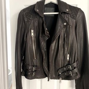 All Saints leather jacket